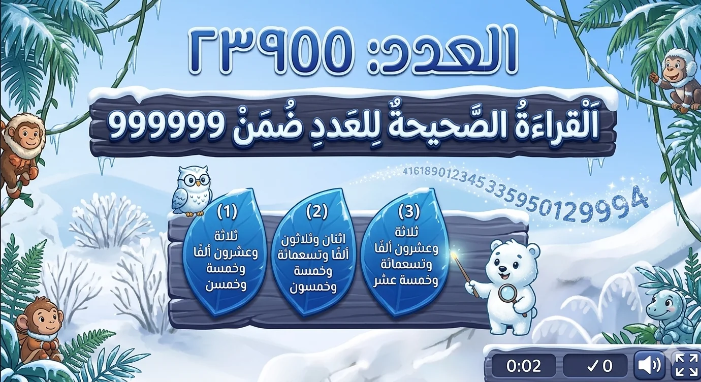 The correct reading of the number within 999999