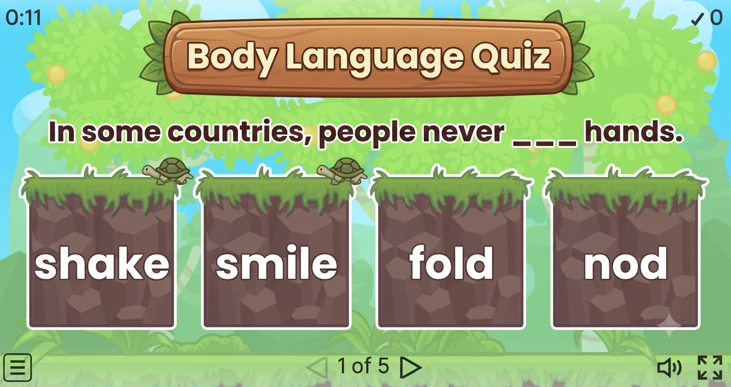 Body Language Quiz