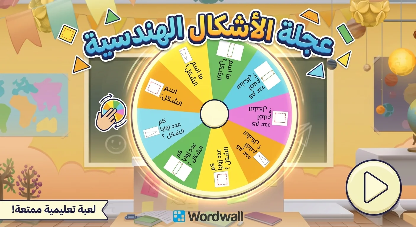Geometric shapes wheel
