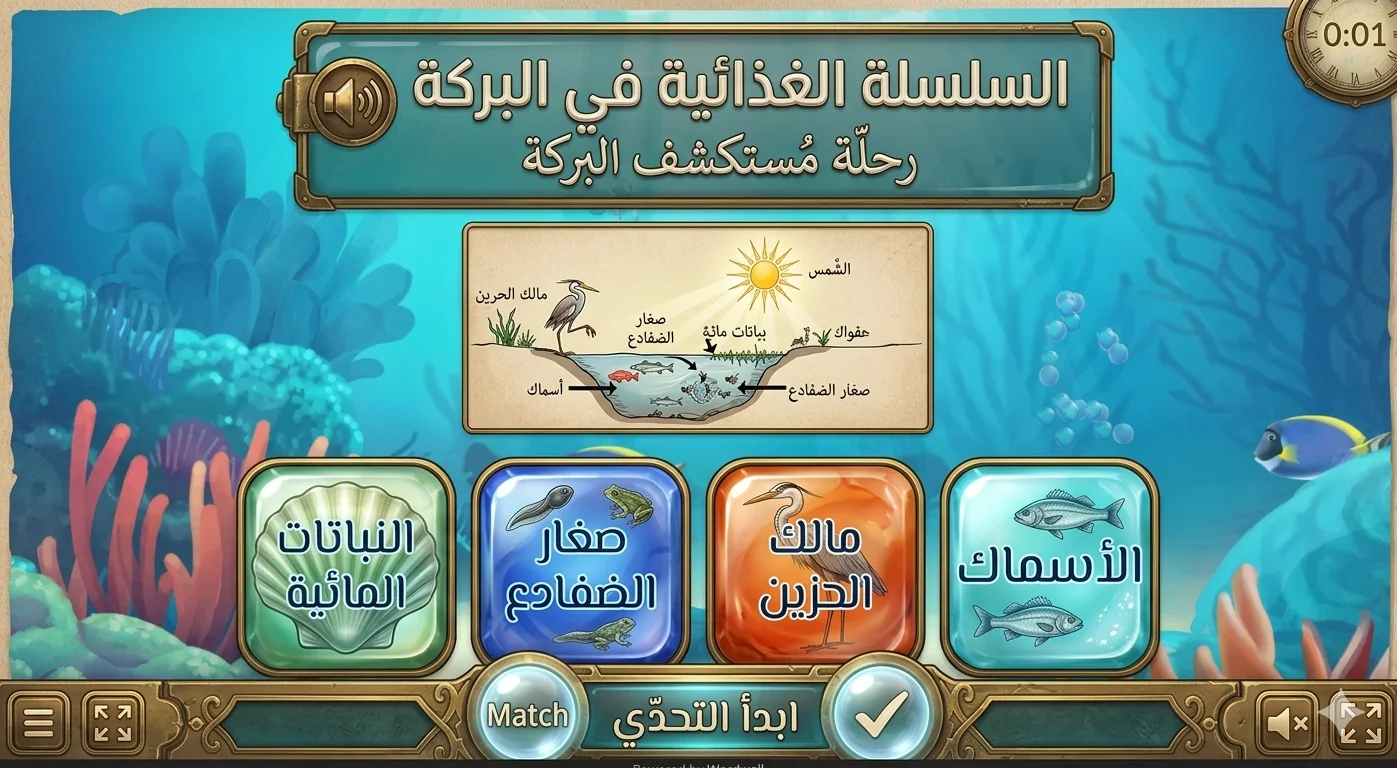 The Food Chain in the Pond đđŋ