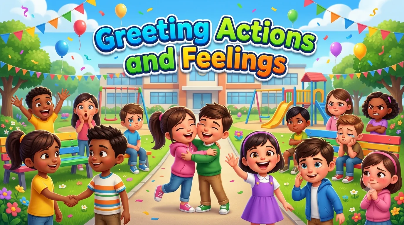 Greeting Actions and Feelings