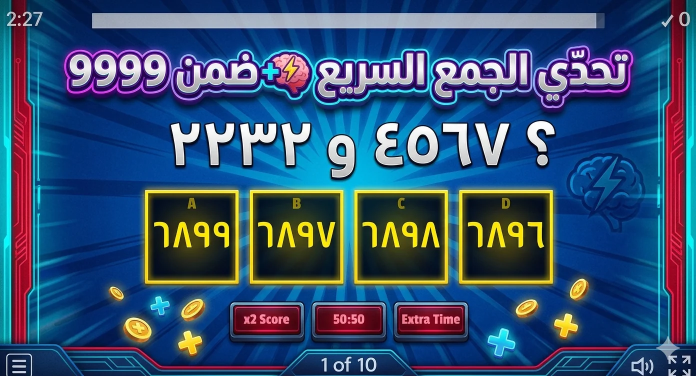 Quick Add Challenge ➕🧠 within 9999