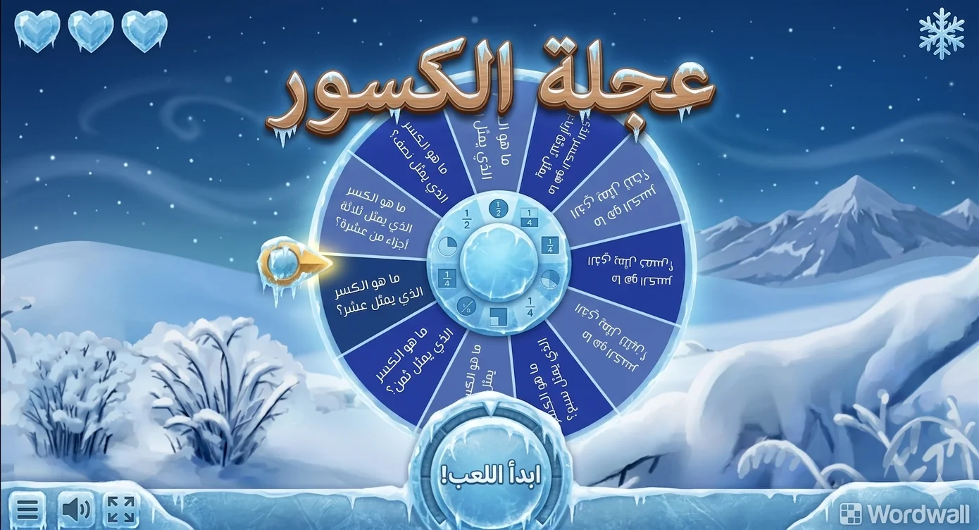 Fractions wheel