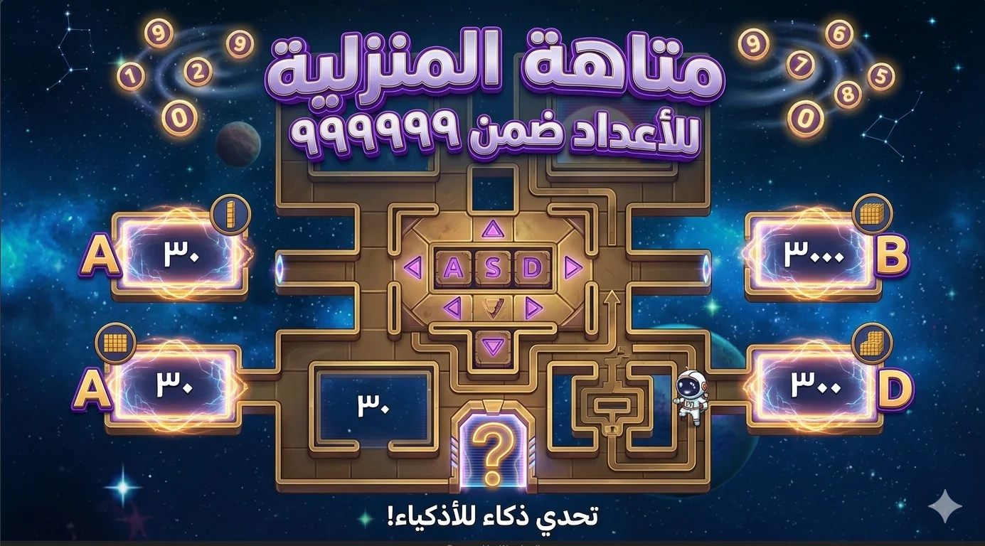 Home Maze for preparation within 999,999