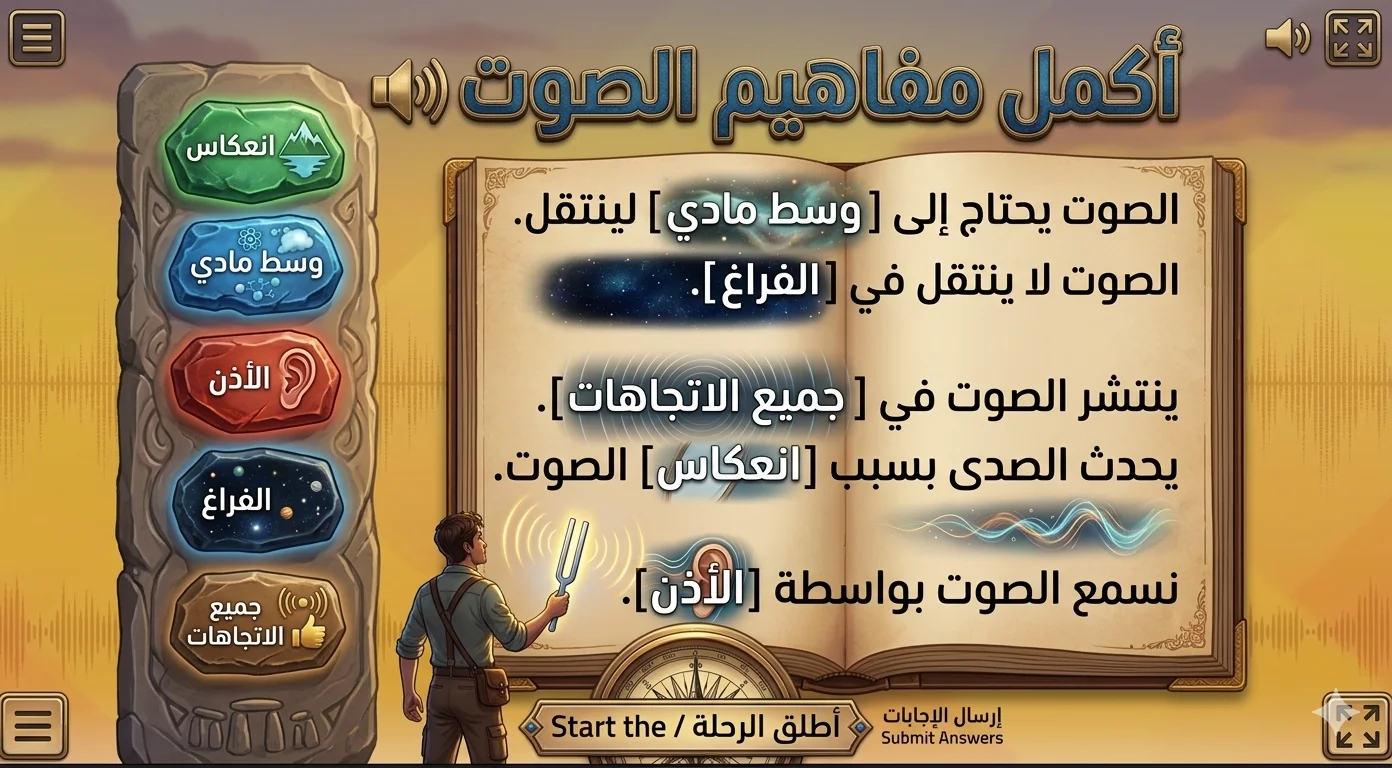 Complete the audio concepts đ