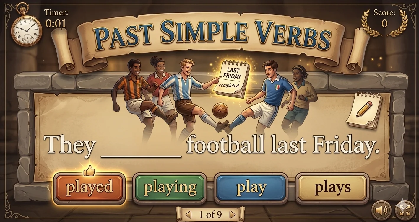 Past Simple Verbs