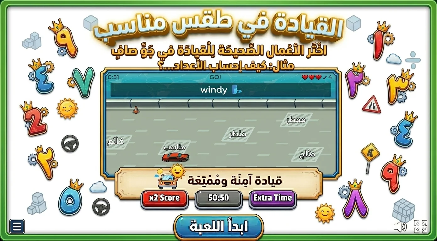 Driving in suitable weather