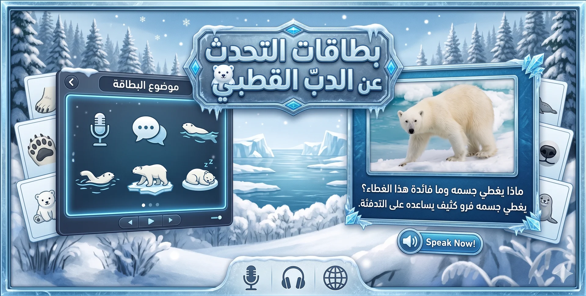 Talking Cards About Polar Bears