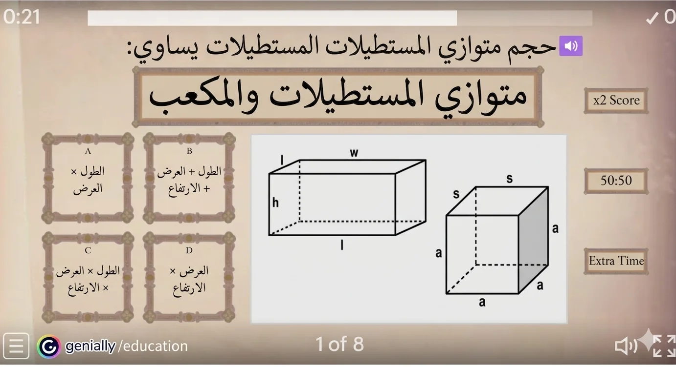 Parallelepipeds and Cubes 