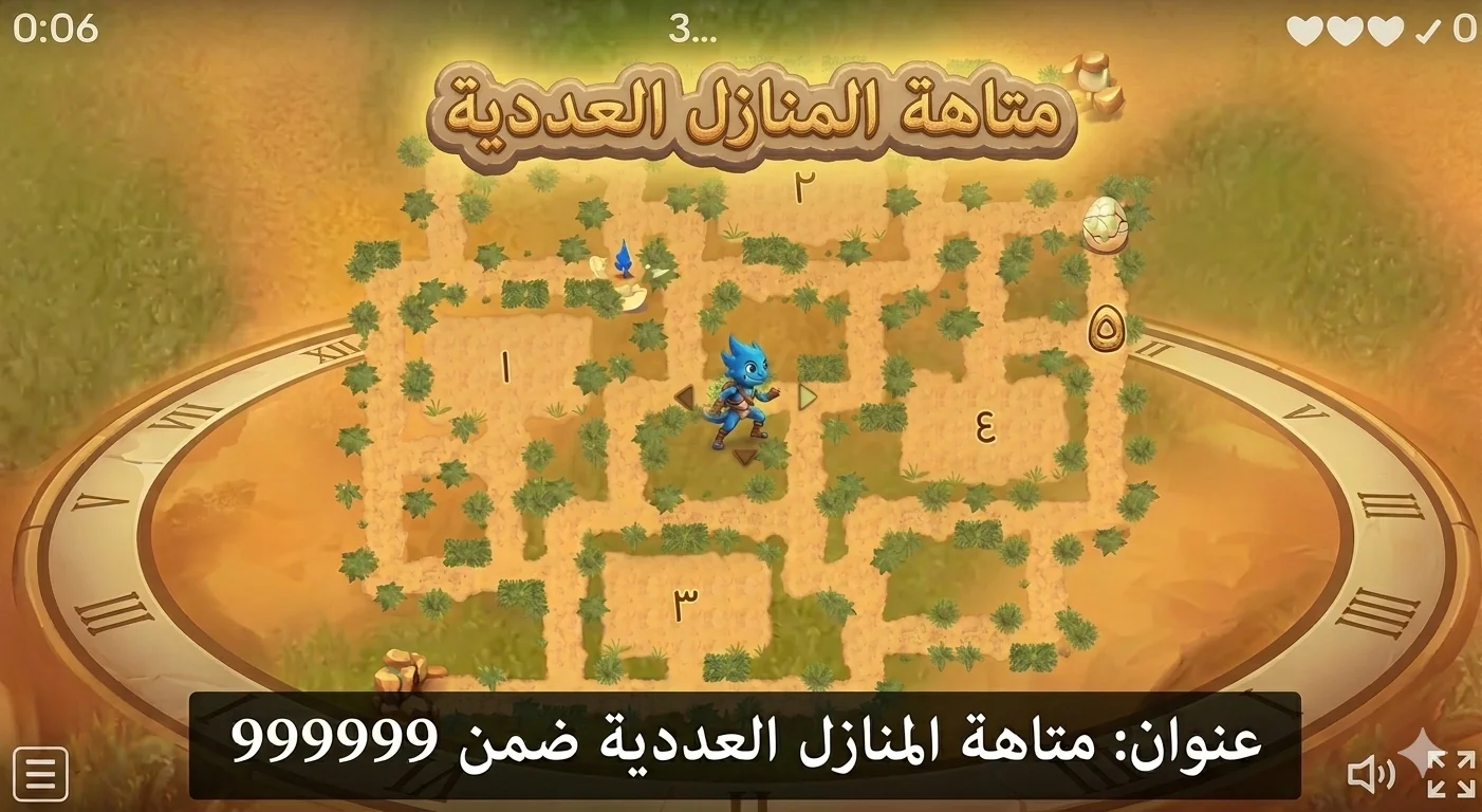 🟢 Maze of number houses within 999999
