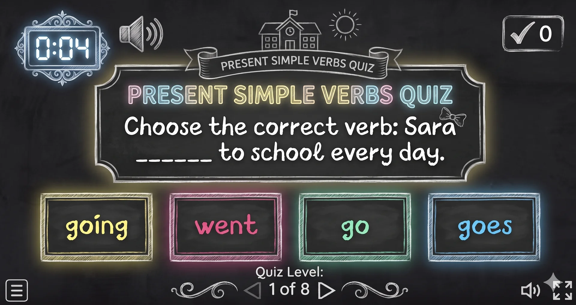 Present Simple Challenge