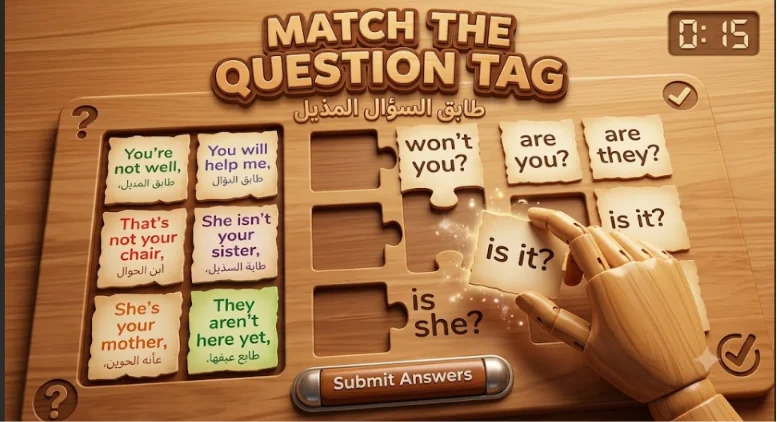 Match the Question Tag