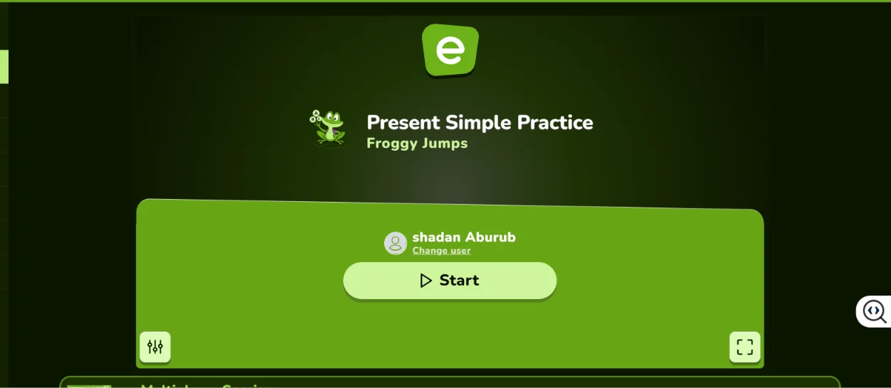 Froggy Jumps â Present Simple