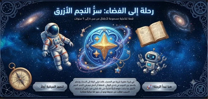 A Journey into Space: The Secret of the Blue Star 🚀⭐