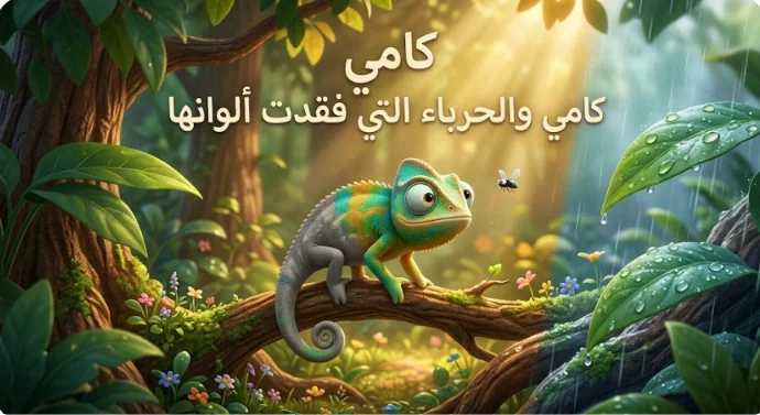 Kami and the Chameleon That Lost Its Colors